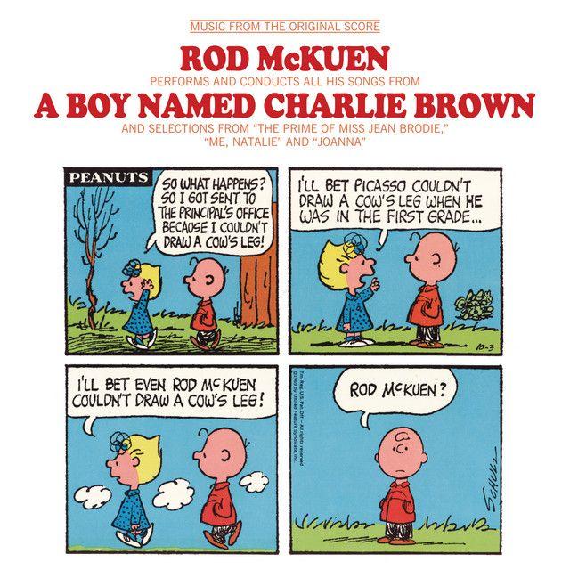 Portada de Álbum "A Boy Named Charlie Brown", de Rod McKuen