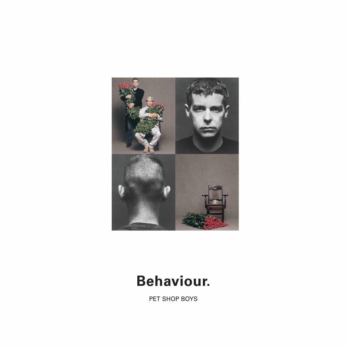 Portada del álbum "Behaviour", de Pet Shop Boys