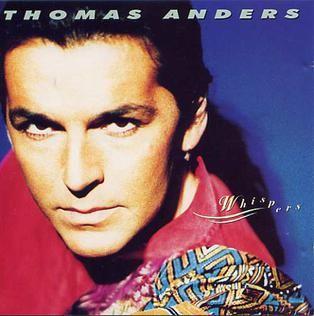 Capa do álbum "Whispers", de Thomas Anders
