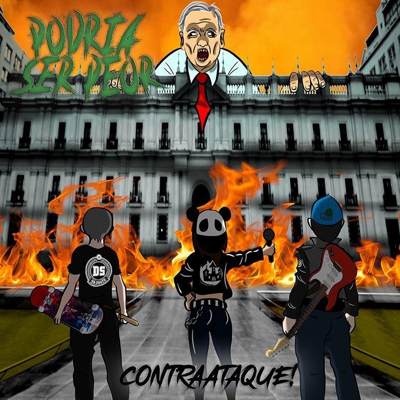 Portada de Sencillo/EP "Contraataque!", de Podría Ser Peor