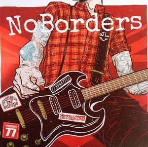 Capa do Single/EP "Drongos For Europe, Subalternos (2), Resistance 77, Fibonattis – No Borders", de Fibonattis
