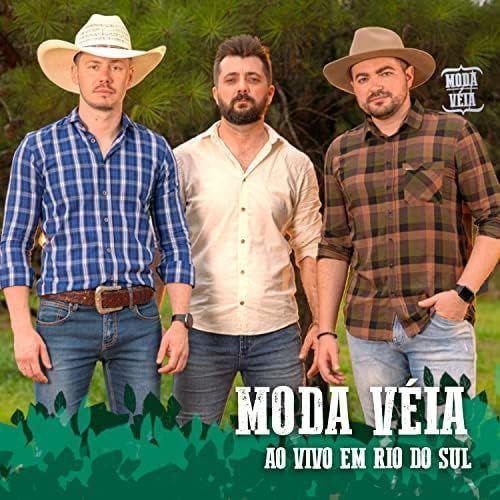 Portada de Álbum "Ao Vivo Em Rio do Sul", de Moda Véia