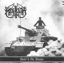 Portada del álbum "Here's No Peace", de Marduk