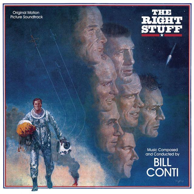Album cover of "The Right Stuff" by Bill Conti