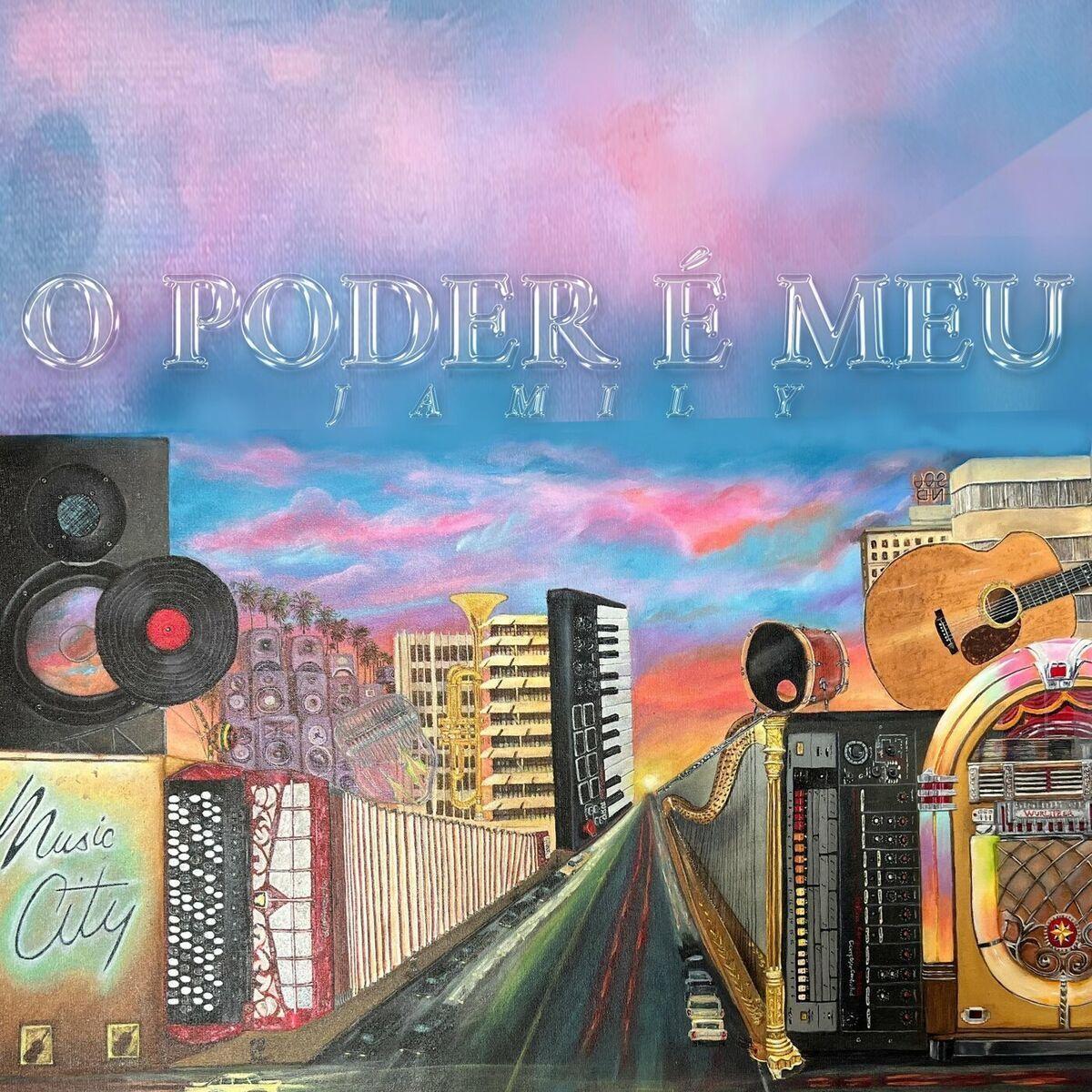 Capa do álbum "O Poder É Meu", de Jamily