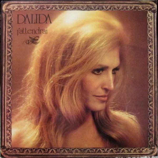 Portada del álbum "J'attrendai ", de Dalida