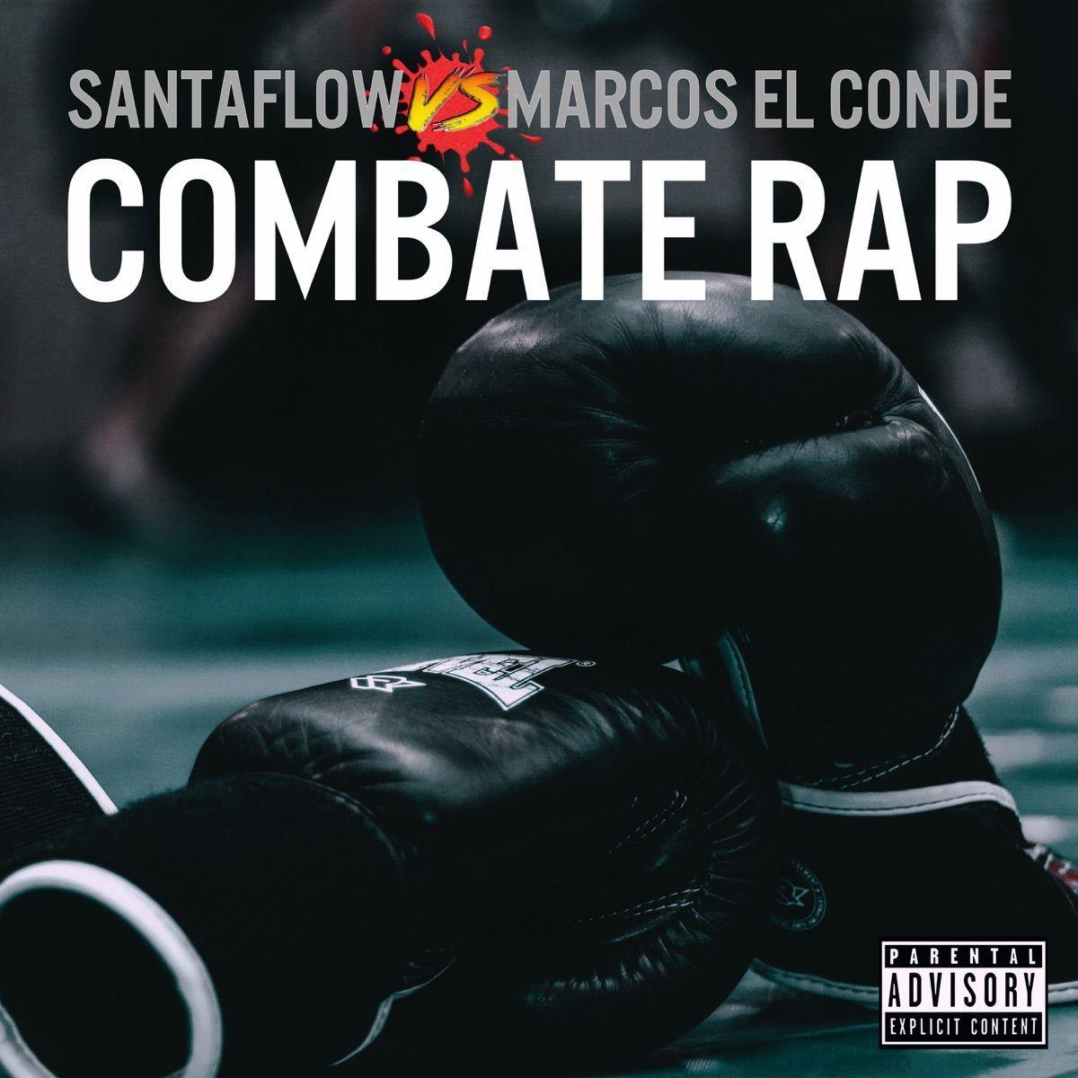 Portada de Sencillo/EP "Combate Rap", de Santaflow