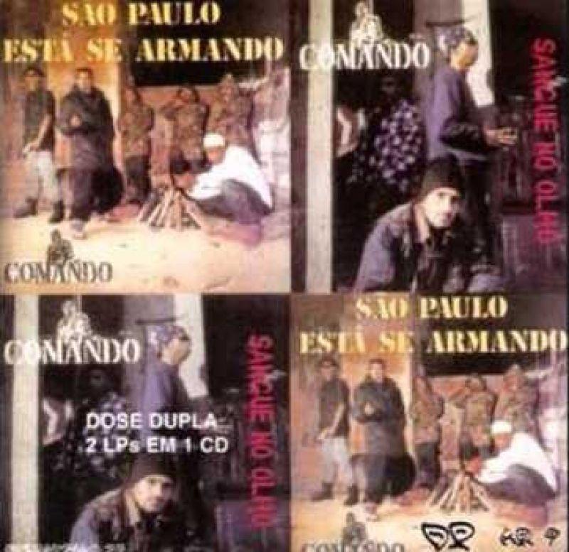 Album cover of "Dose Dupla" by Comando DMC