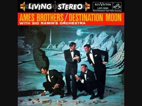 Portada de Álbum "Destination Moon", de The Ames Brothers