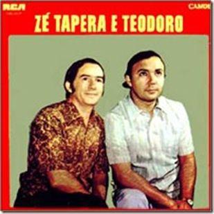 Portada de Álbum "A Moça do Retrato", de Zé Tapera e Teodoro