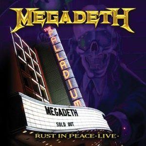 Portada del álbum "Rust In Peace Live", de Megadeth