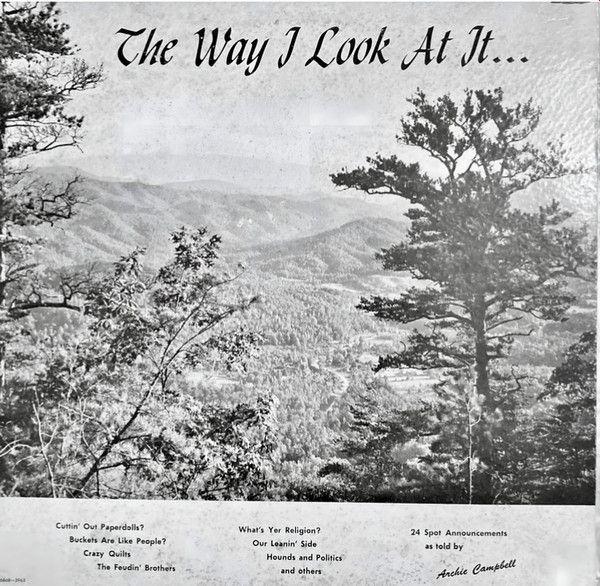 Portada de Álbum "The Way I Look At It...", de Archie Campbell