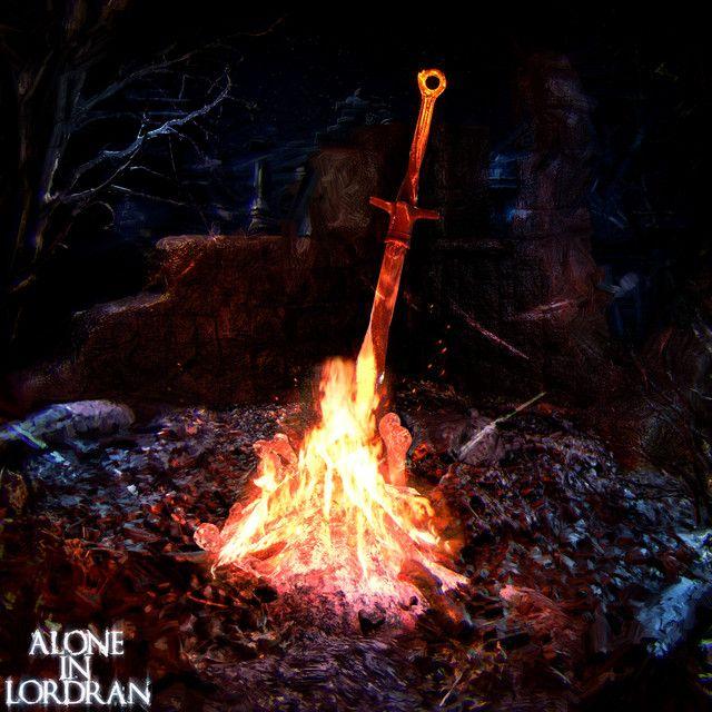 Portada de Sencillo/EP "ALONE IN LORDRAN", de INTERWORLD