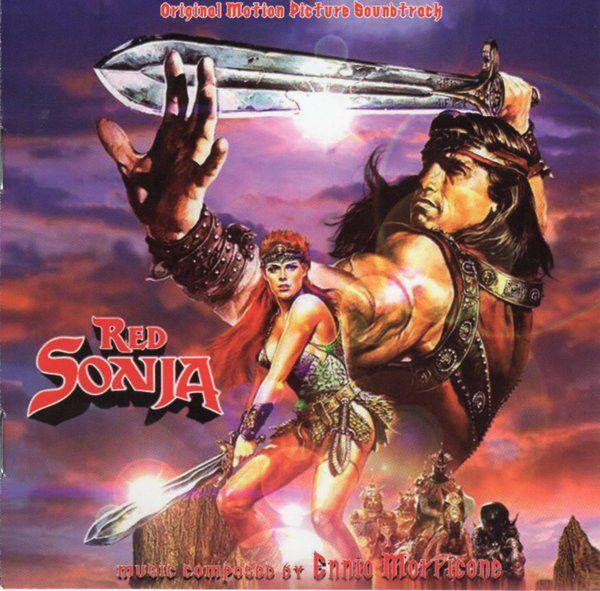 Capa do álbum "Red Sonja", de Ennio Morricone