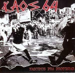 Portada de Álbum "Nascemos Pra Protestar", de Kaos 64