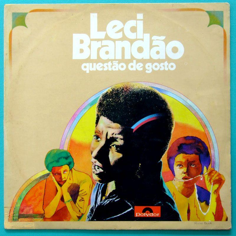 Capa do álbum "Questão de Gosto", de Leci Brandão