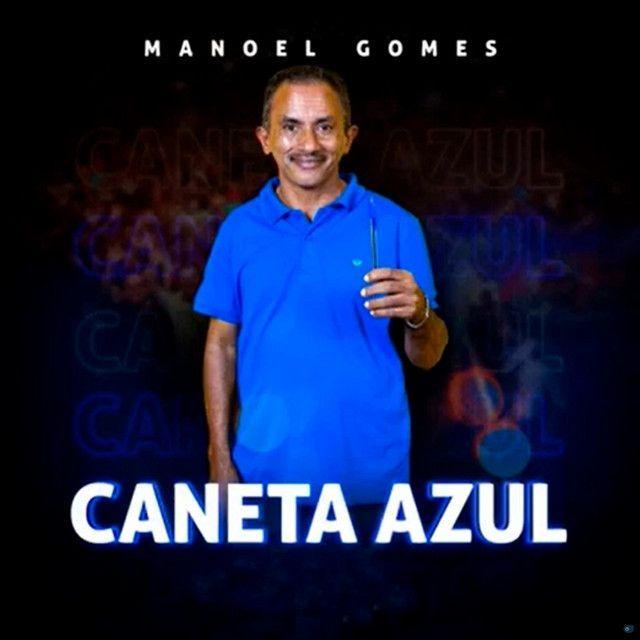 Capa do Álbum "Caneta Azul", de Manoel Gomes