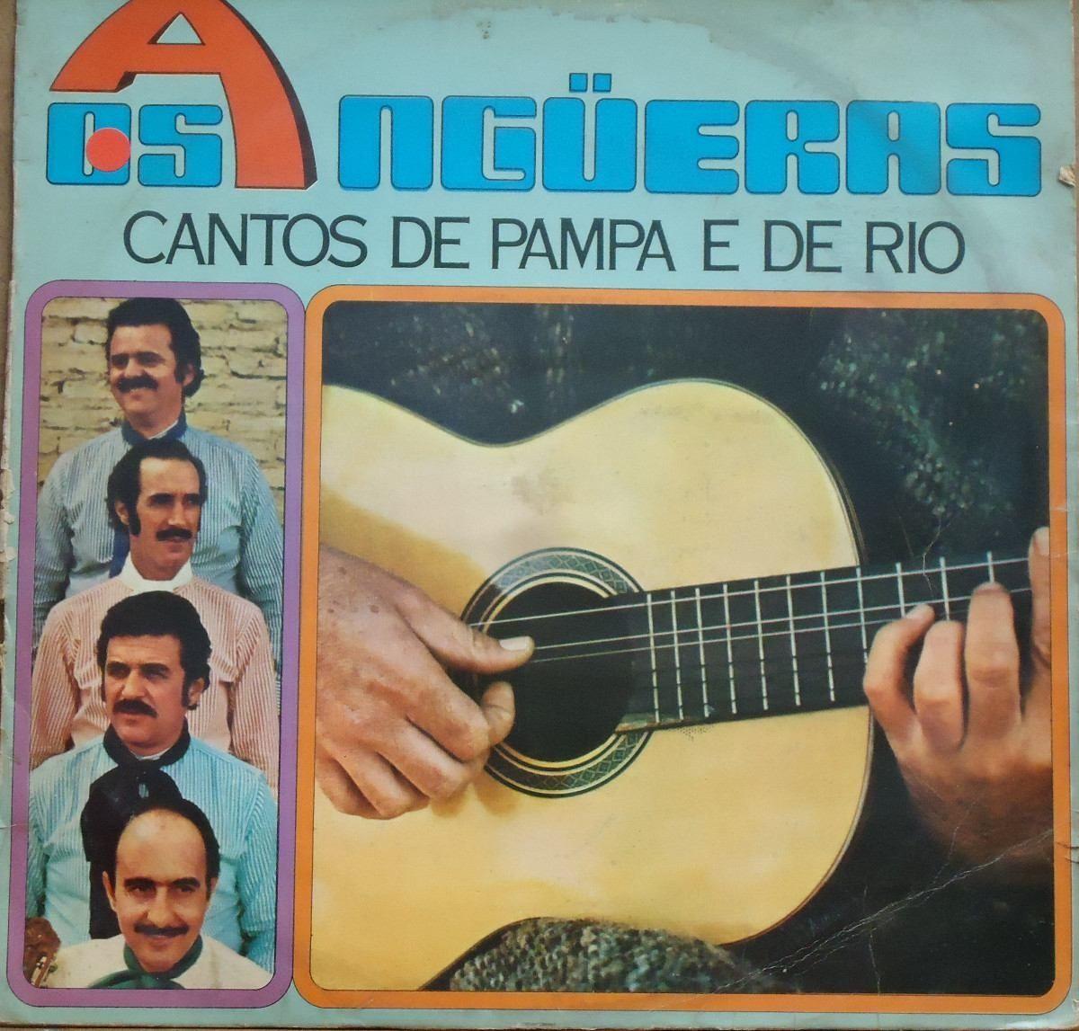 Portada de Álbum "Cantos de Pampa e de Rio", de Os Angüeras