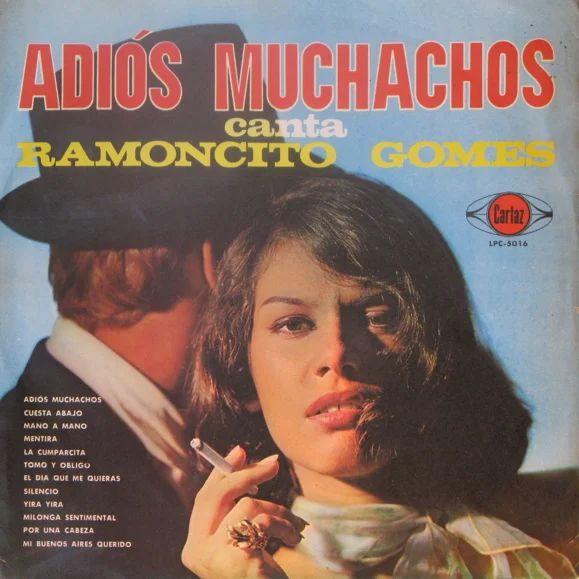 Portada de Álbum "Adios Muchachos", de Ramoncito Gomes