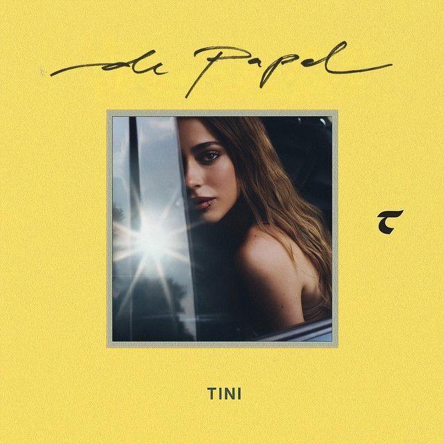 Portada de Sencillo/EP "De Papel", de TINI
