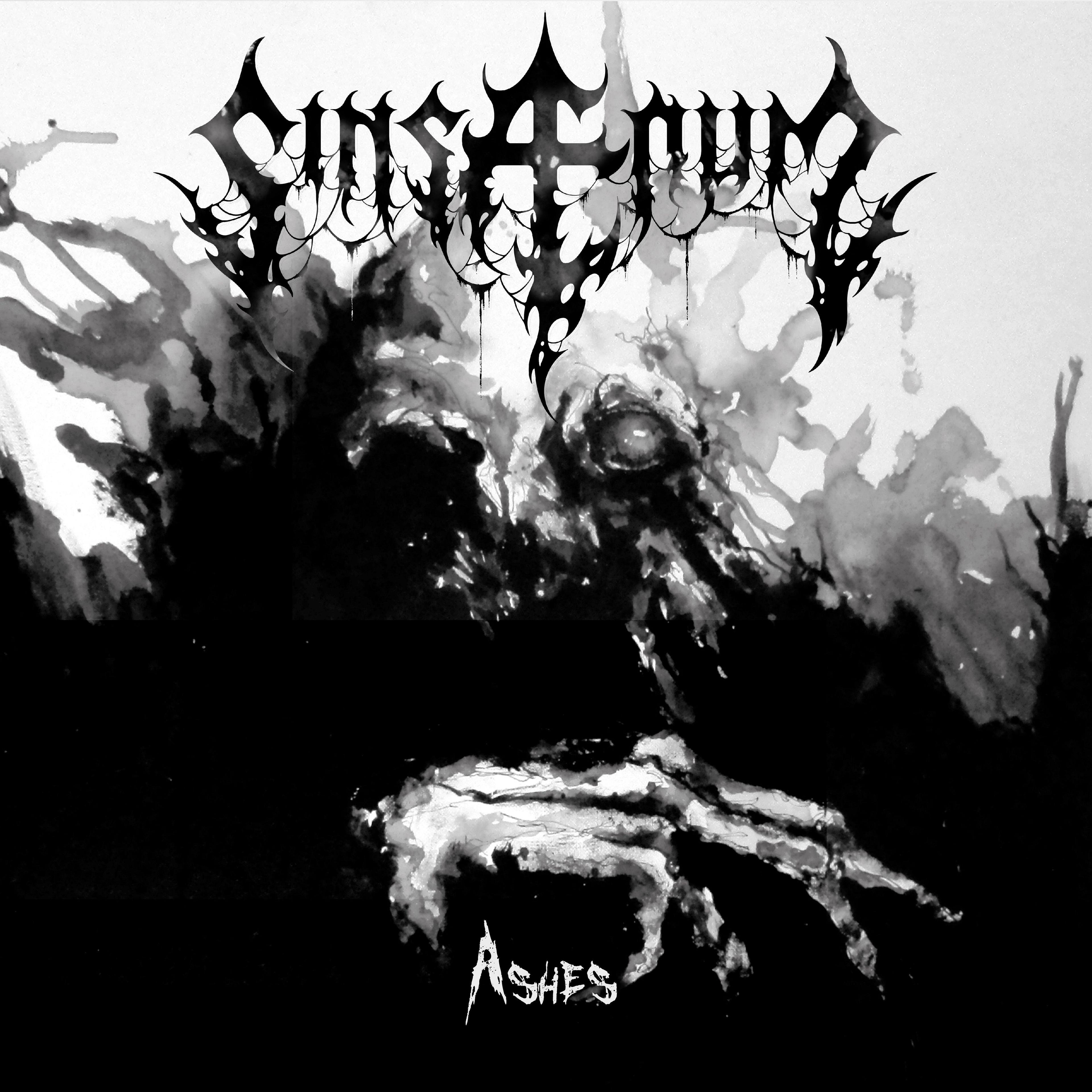 Capa do Single/EP "Ashes", de Sinsaenum