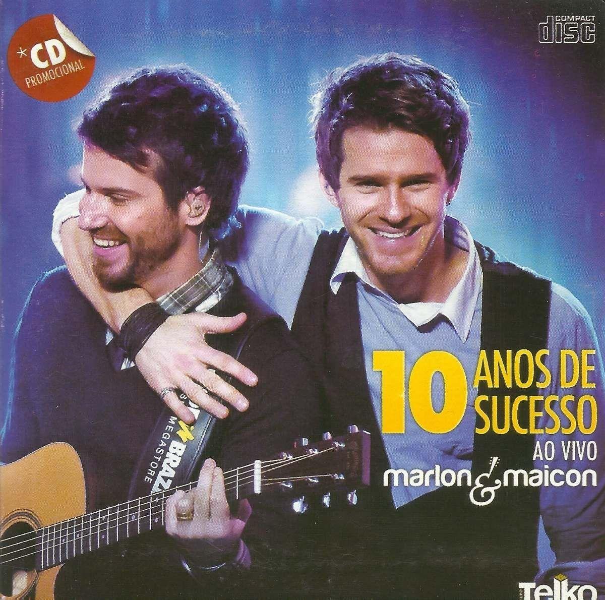 Capa do Álbum "10 Anos de Sucesso (Ao Vivo)", de Marlon & Maicon