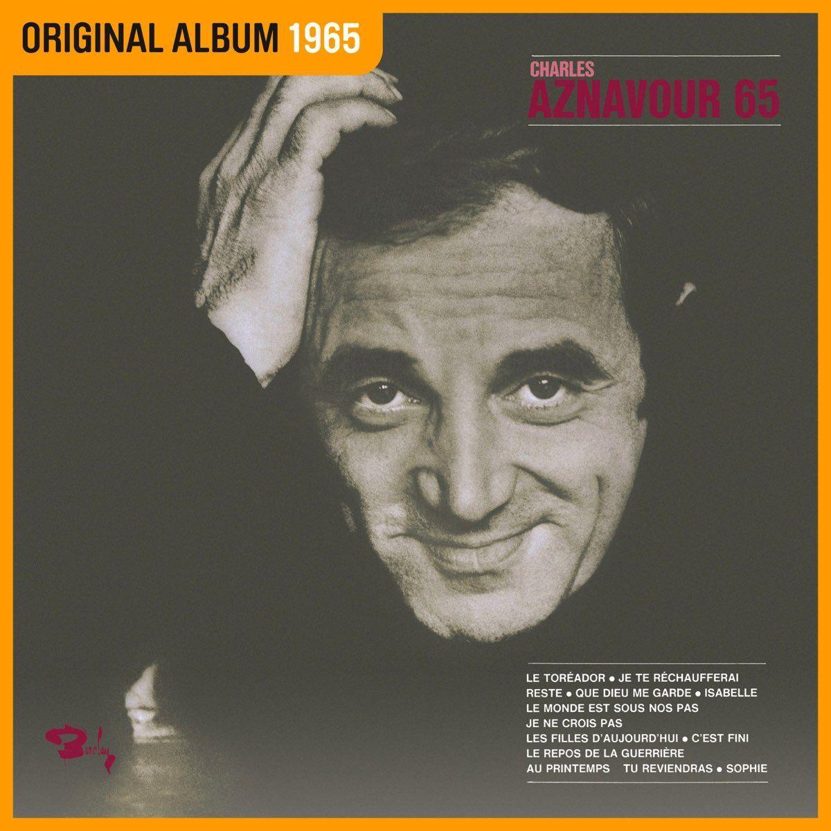 Portada del álbum "Aznavour 65", de Charles Aznavour