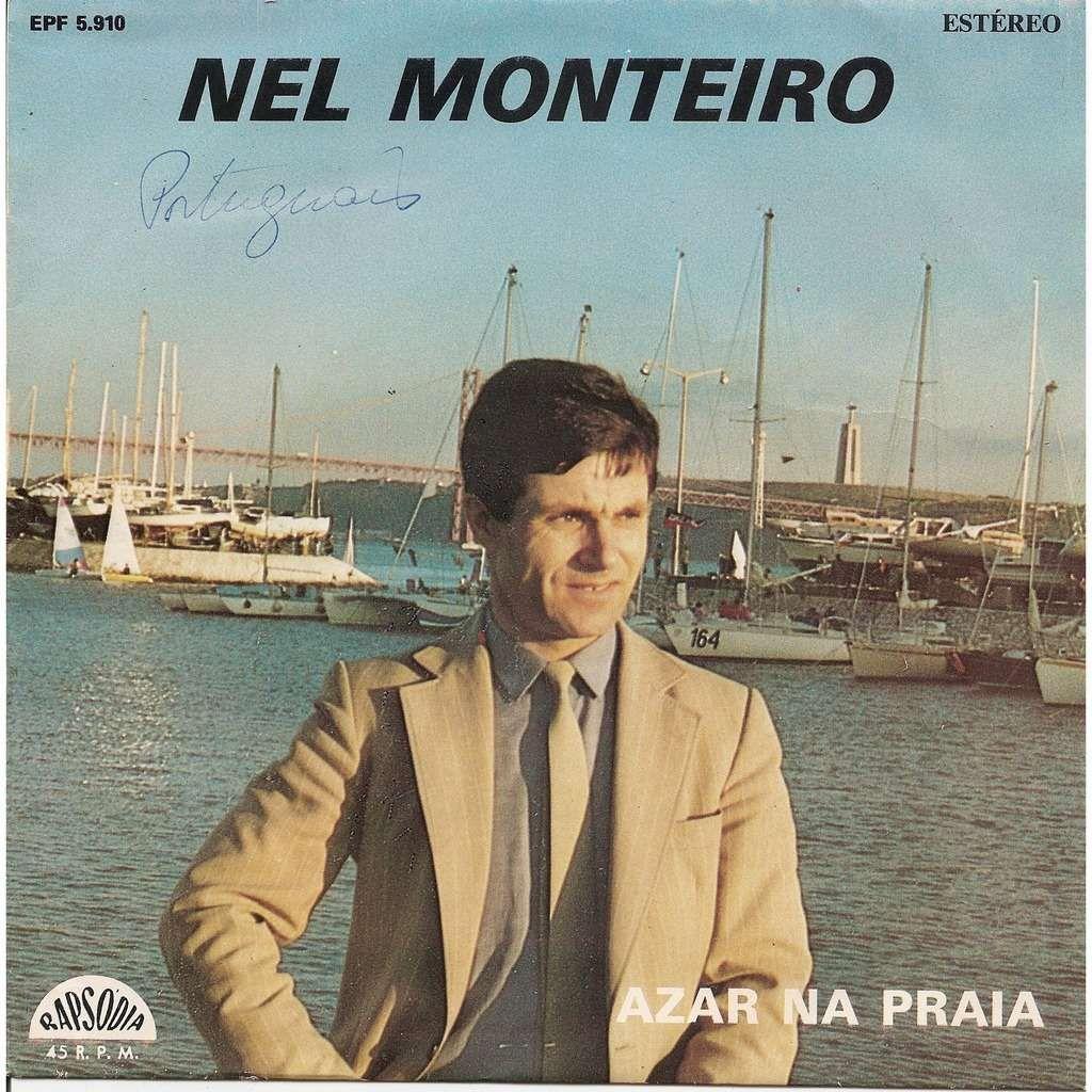 Portada de Álbum "Azar Na Praia", de Nel Monteiro