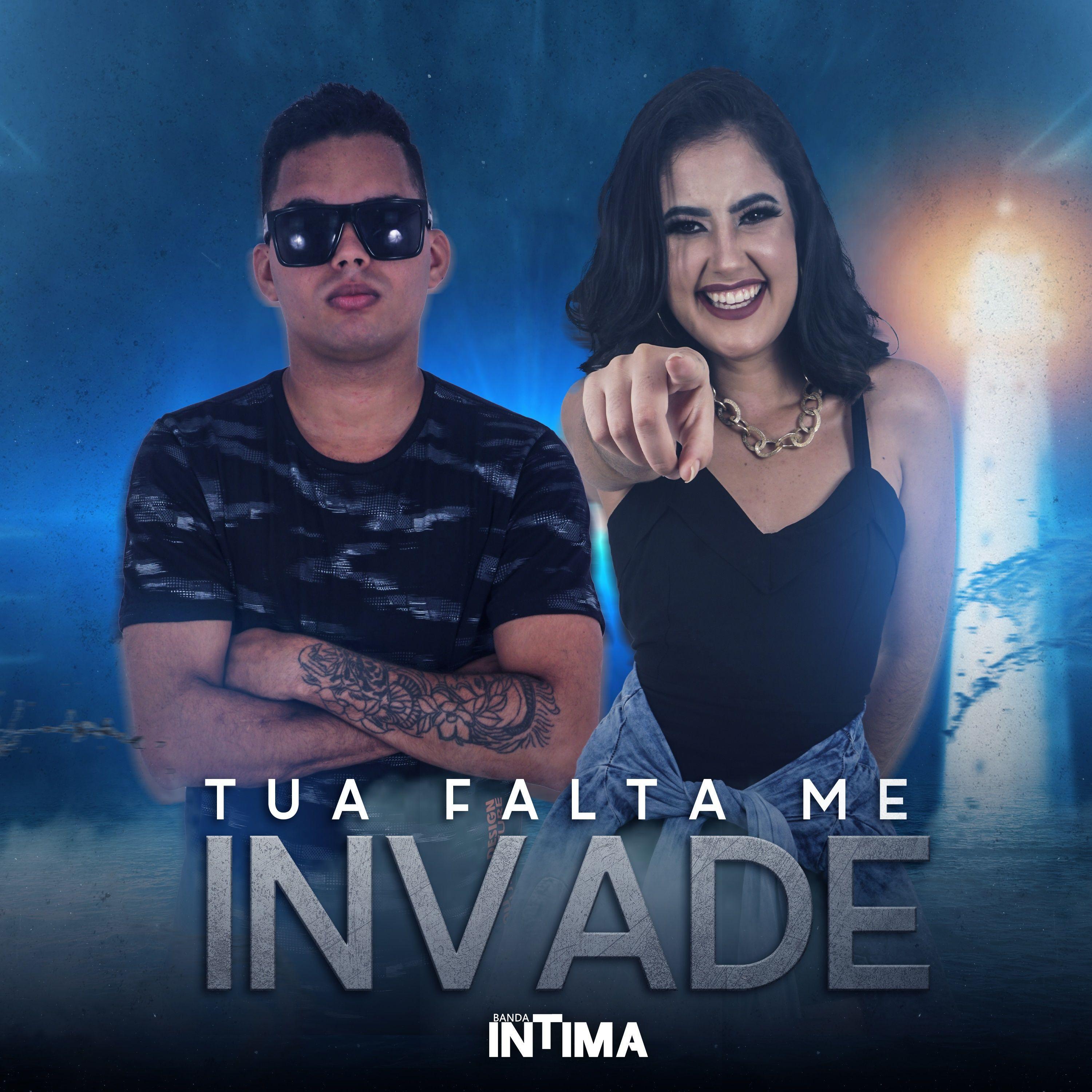 Capa do Single/EP "Tua Falta Me Invade", de Banda Íntima