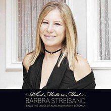 Capa do Álbum "What Matters Most", de Barbra Streisand