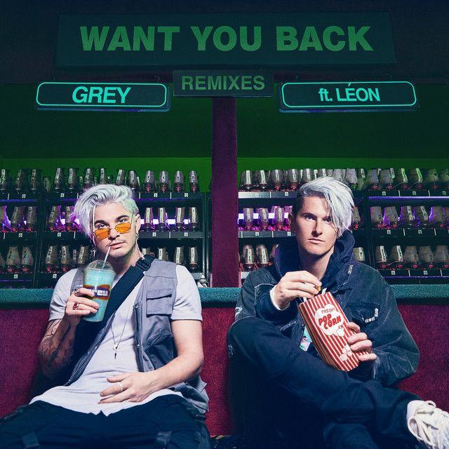 Capa do álbum "Want You Back (Remixes) feat. Grey", de Léon
