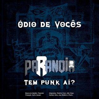 Portada de Álbum "Ódio de Vocês", de Banda Paranoia