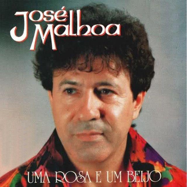 Capa do álbum "Uma Rosa E Um Beijo", de Jose Malhoa