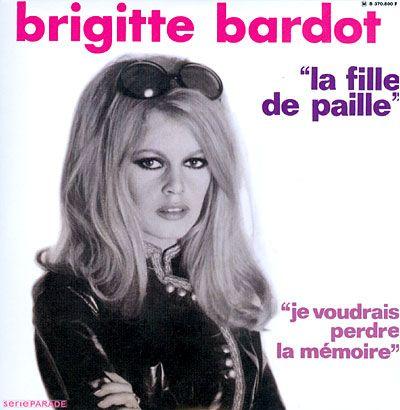 Capa do álbum "La Fille De Paille", de Brigitte Bardot