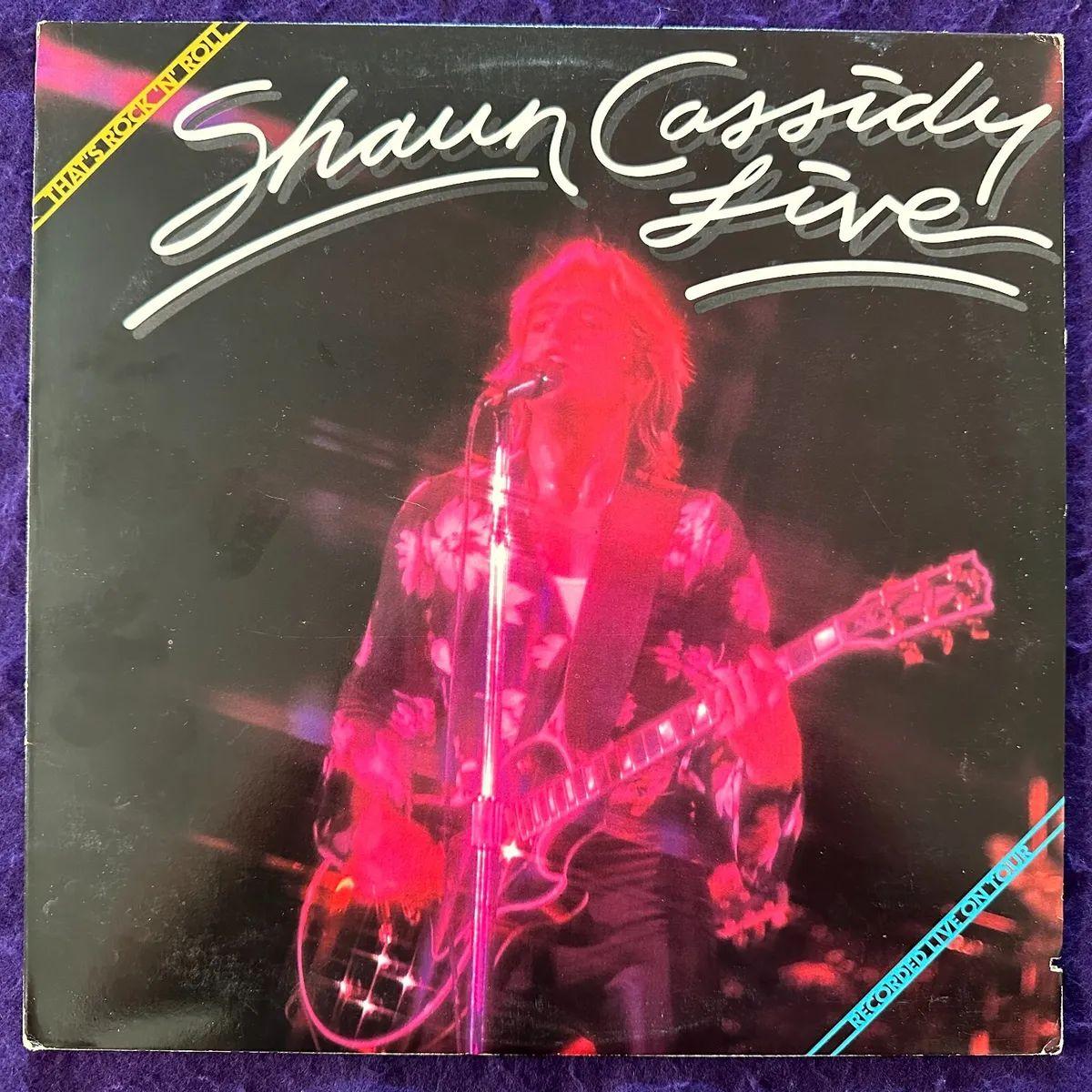Album cover of "Live - That's Rock'n Roll" by Shaun Cassidy