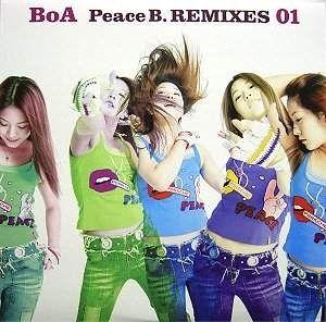 Portada del álbum "Peace B. Remixes", de BoA
