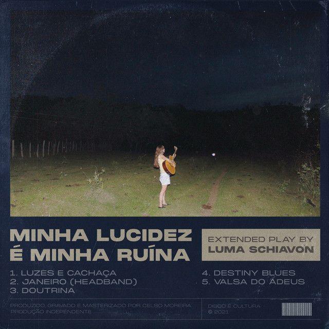 Portada de Sencillo/EP "Minha Lucidez é Minha Ruína", de Luma Schiavon