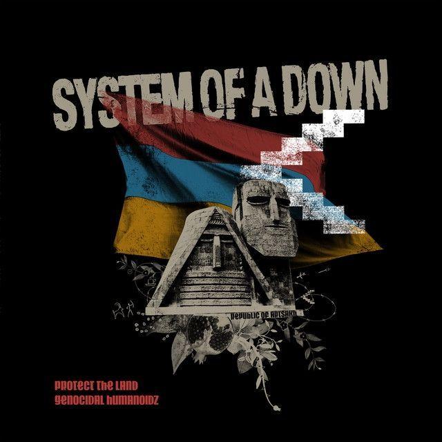 Single/EP cover of "Protect The Land / Genocidal Humanoidz" by System Of A Down
