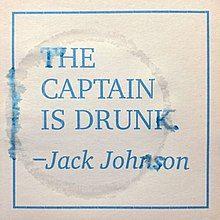 Album cover of "The Captain Is Drunk" by Jack Johnson