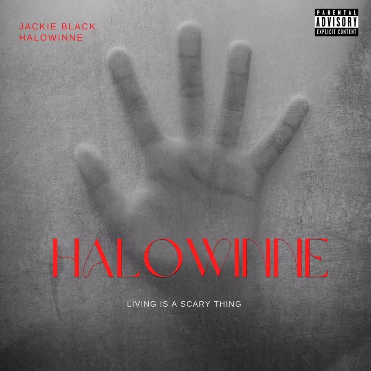 Capa do Álbum "Halowinne (Living is a Scary Thing)", de Jackie Black