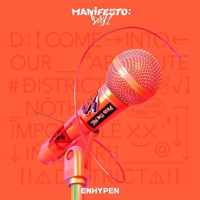 Portada del álbum "MANIFESTO : DAY ONE", de ENHYPEN