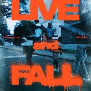 Album cover of "LIVE and FALL" by Xdinary Heroes