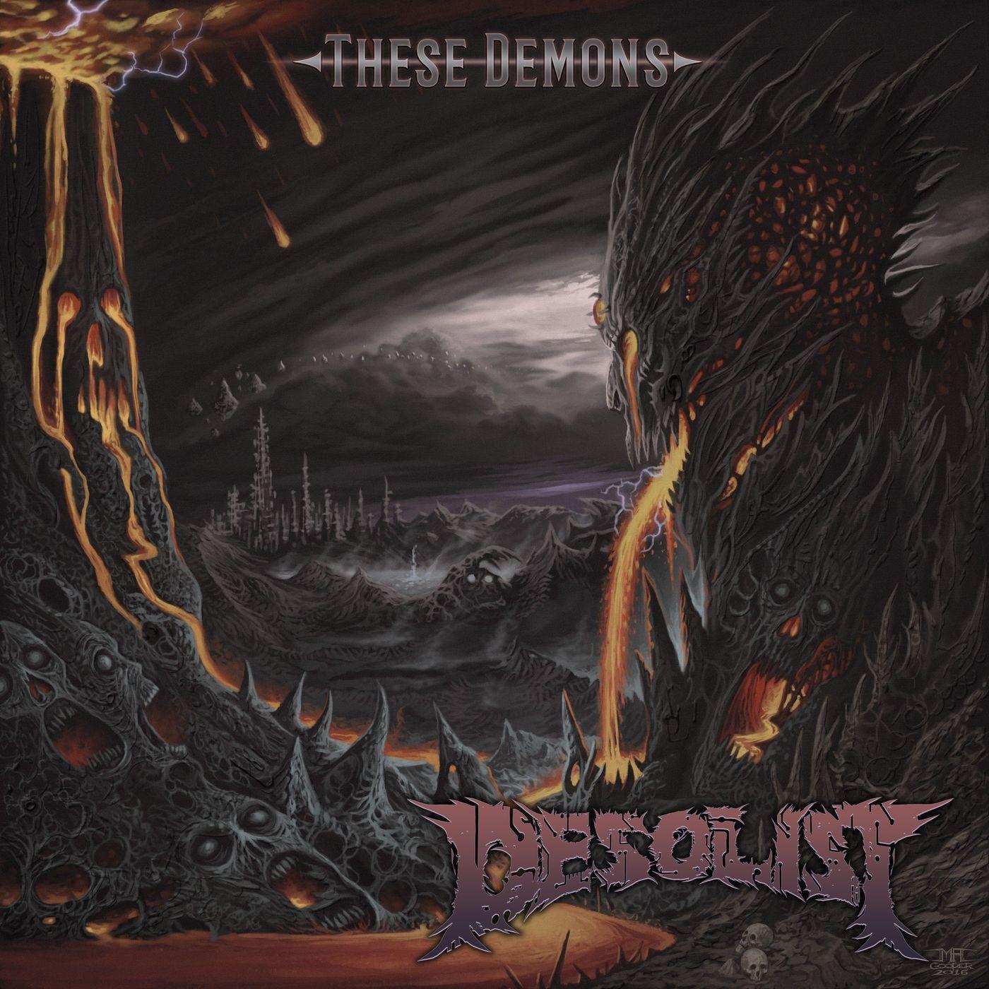 Portada de Álbum "These Demons", de Desolist