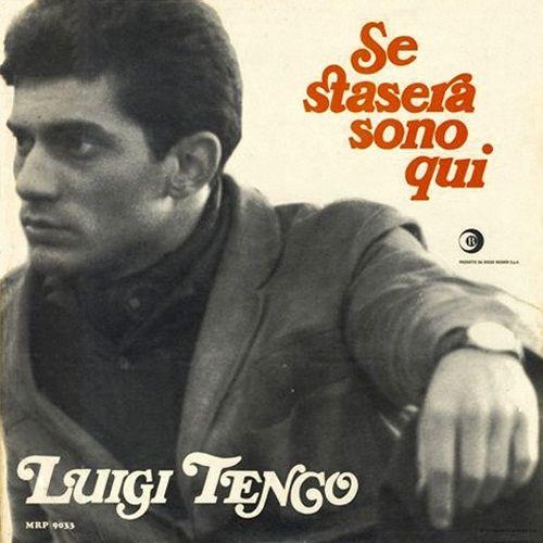 Capa do Álbum "Se Stasera Sono Qui", de Luigi Tenco