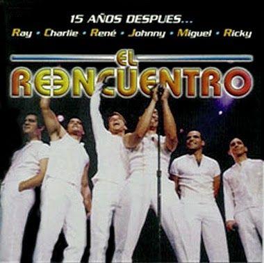 Portada de Álbum "El Reencontro - 15 años", de Menudo