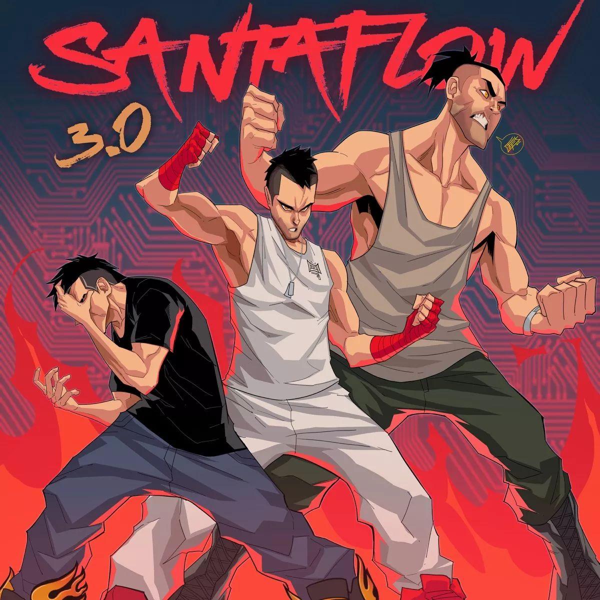 Portada de Sencillo/EP "3.0", de Santaflow