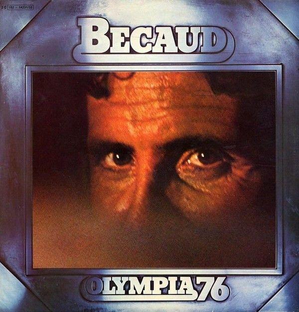 Portada del álbum "Olympia 76", de Gilbert Becaud