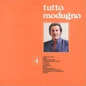 Portada del álbum "Tutto Modugno 4", de Domenico Modugno