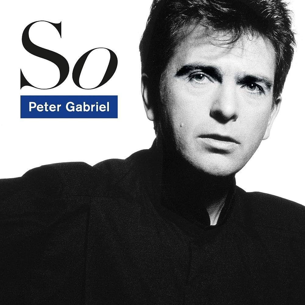 Portada del álbum "So", de Peter Gabriel