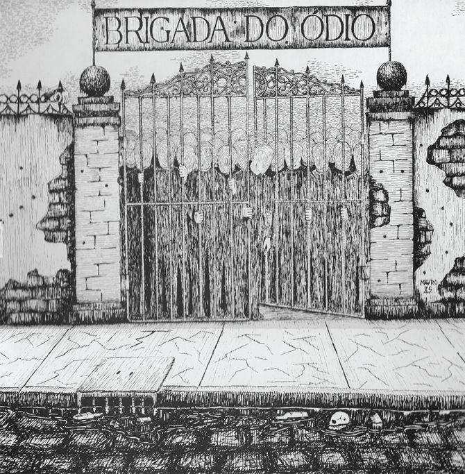 Portada de Álbum "Brigada do Ódio", de Brigada do Ódio